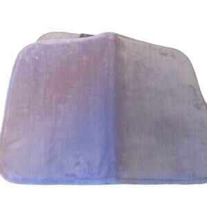 2  New Memory Foam Bath Mats  Rug 24 x17 - Lilac, Lavender Purple  Soft